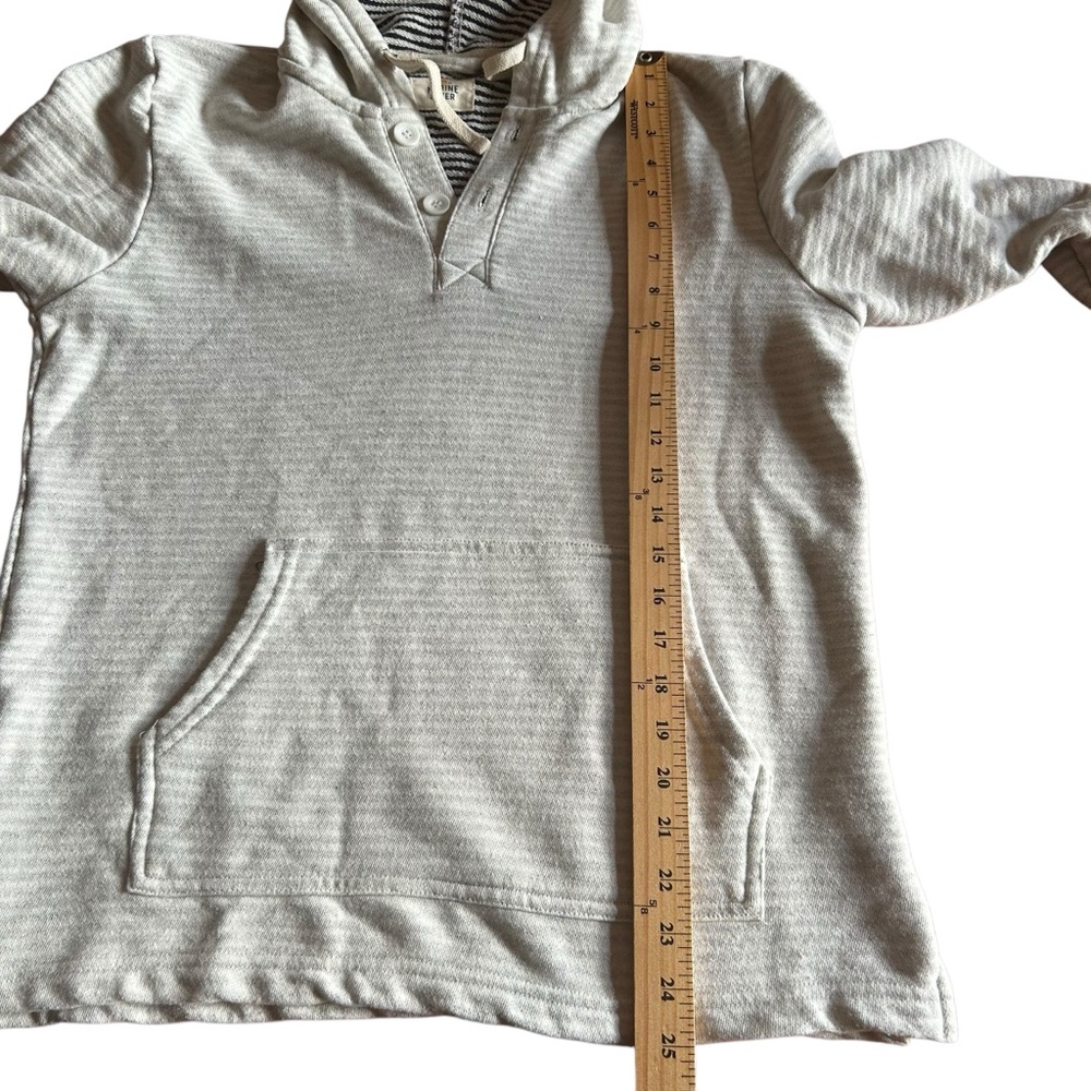 Marine layer hoodie womens SZ small grunge casual comfy blue white coastal relax - Picture 8 of 14